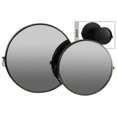 thumbnail image 1 of Benjara BM219620 Round Metal Frame Wall Mirror with Mounting Hardware, Black, 1 of 1