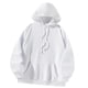 thumbnail image 5 of Sudaderas con capucha para mujer, moda informal, clásica, con cordón, sudadera blanca simple con cuello redondo L, 5 of 8