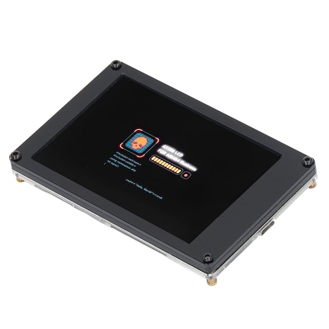 Mini LCD Display, Standard Size 3.5in IPS Monitor Screen with Bracket for DIY Electronic Products