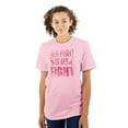 thumbnail image 3 of Breast Cancer Her Fight Pink Ribbon Women's Graphic T Shirt Tees Brisco Brands M, 3 of 6