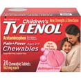 thumbnail image 2 of Tylenol Childrens Pain Plus Fever Reducer Chewables Tablets Bubblegum-flavored, 24 Ea, 2 Pack, 2 of 8