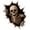 C, variant on Halloween Break‑Through 3D Wall Decals, 20 inch Torn Paper Effect Wall Stickers, Halloween Decorations for indoor Home Party Wall Decor