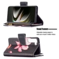 thumbnail image 3 of Allytech Galaxy S22 Case with 9 Card Holders, PU Leather Folio Flip Kickstand Magnetic Snap Detachable Wrist Strap Anti-Scratch Wallet Case for Samsung Galaxy S22 6.1" 5G 2022, Pink Floral, 3 of 5