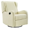 thumbnail image 5 of Angel Line Rebecca Upholstered Swivel Gliding Recliner, Beige, 5 of 5