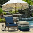thumbnail image 4 of ARDEN Outdoor Deep Seating Cushion Set 24 x 24, Cobalt Blue Texture, 4 of 8