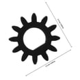thumbnail image 2 of HAMPPLIES Noodle Machine Replacement Parts 2Pcs For Pasta Cutter Blade Gear Function Iron Material Kitchen Use, 2 of 7
