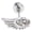 White, variant on Alloy Wing Ear Studs Portable Comfortable for Sensitive Ears Fashion Jewelry Pieces
