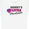 thumbnail image 4 of Inktastic Mommy's Little Cheerleader with Megaphone and Pom Poms Girls Baby Bodysuit, 4 of 5