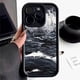 thumbnail image 3 of Black Style Gradient Watercolor Phone Case For iPhone 15 14 Pro Max 13 12 11 Pro Max 7 8 Plus X XS Max XR Soft Silicone Cover, 3 of 5