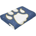 thumbnail image 6 of Quinnipiac University Logo Fleece Blanket, Very Soft Microfiber Flannel Blanket for Couch Warm and Cozy for All Seasons, 6 of 6