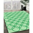 thumbnail image 3 of Ahgly Company Machine Washable Indoor Square Transitional Green Area Rugs, 7' Square, 3 of 7