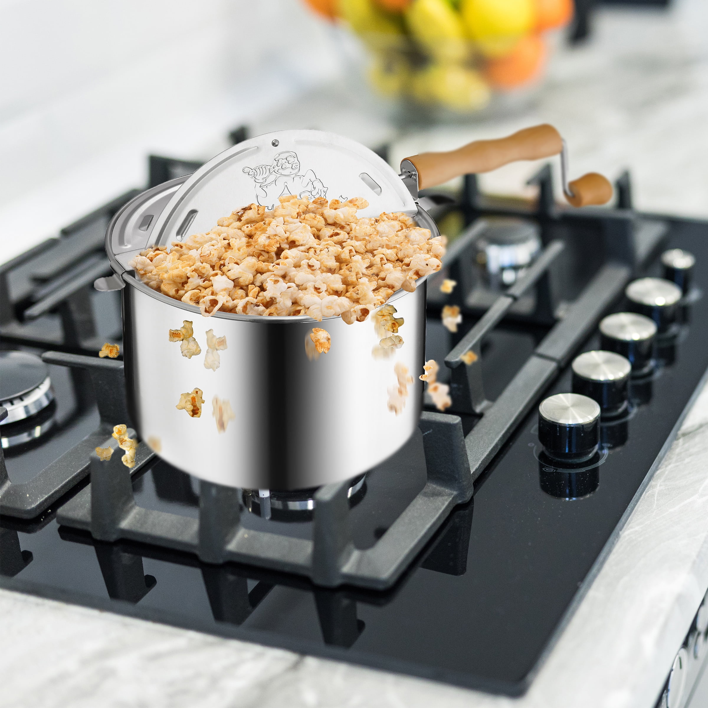 Great Northern Popcorn Spinner Stovetop Popcorn Popper - Thumbnail 2