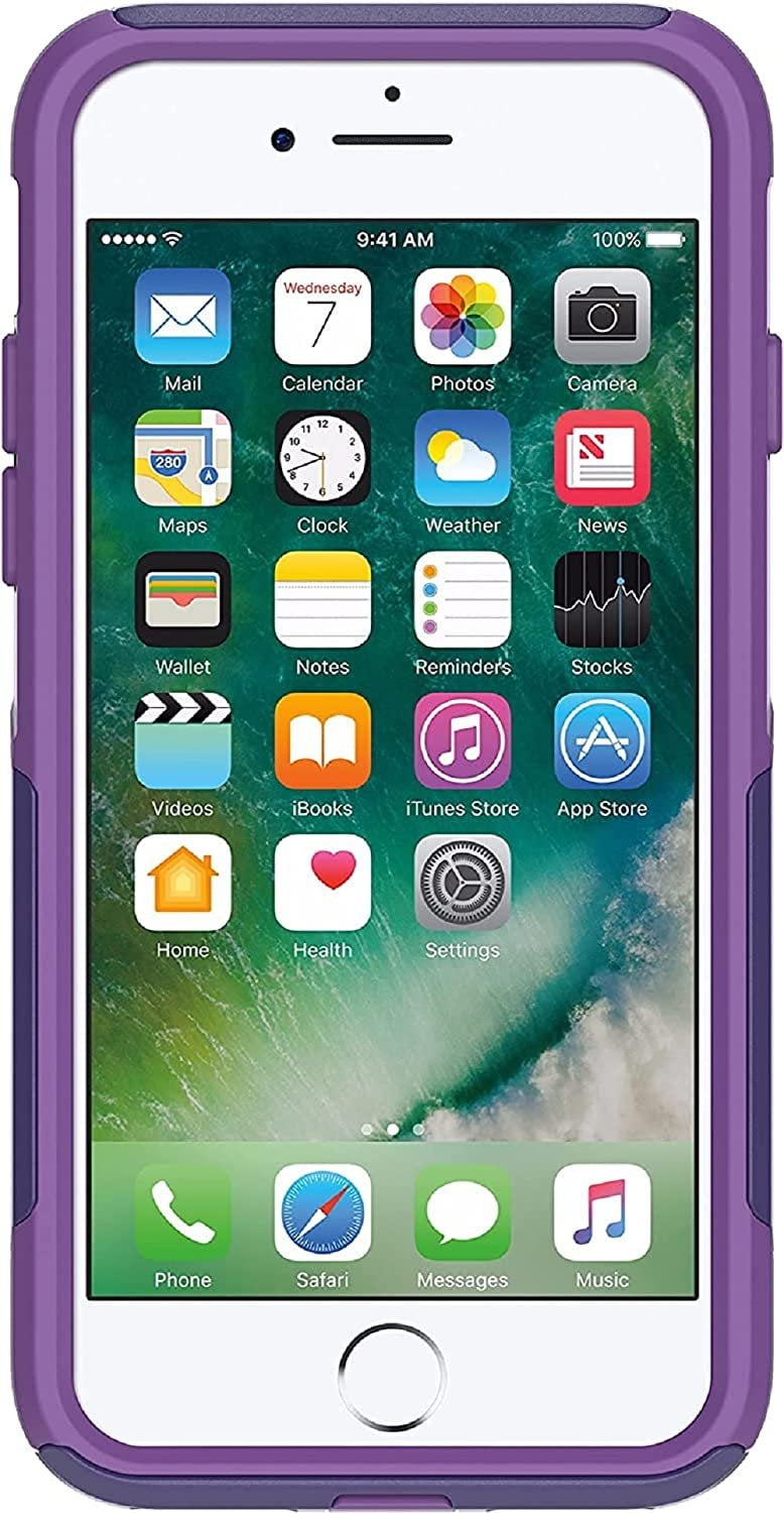OtterBox Commuter Series Back Cover Cell Phone Case for Apple iPhone SE, Hopeline Purple