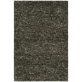 thumbnail image 2 of Hauteloom Sevan Modern Hand Tufted Natural Fiber Wool Area Rug - Contemporary Solid Color Carpet for Living Room, Bedroom, Dining Room - Farmhouse, Cottage - Black Charcoal - 5' x 7'6", 2 of 9