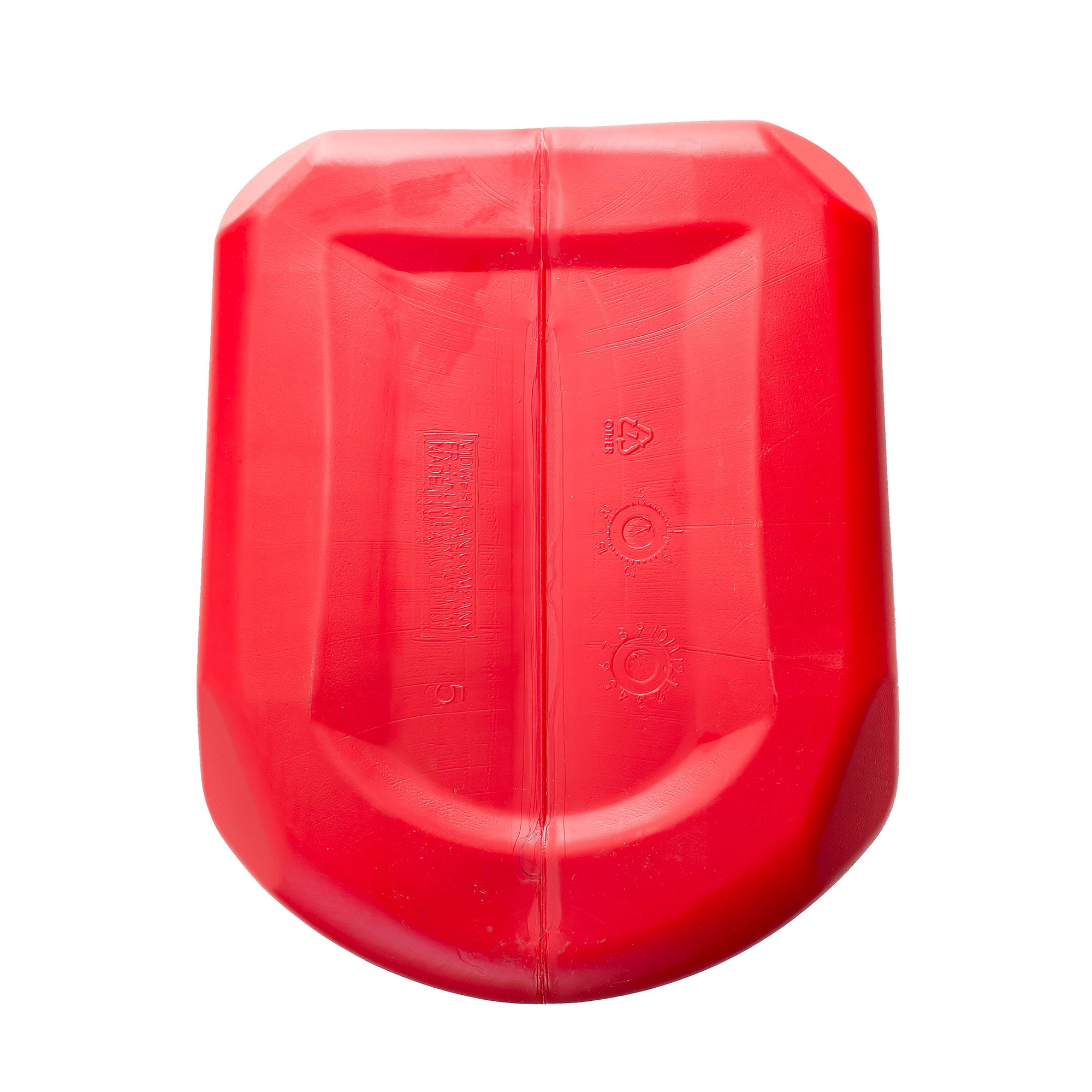 Midwest Can 6610 6-Gallon Capacity Durable Gas Can with FlameShield Safety and Quick-Flow Spout, Red