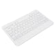 thumbnail image 5 of Teclado inalámbrico de 10 pulgadas, delgado, impermeable, estilo tijera, inalámbrico, Bluetooth, francés, AZERT, para tableta, teléfono, computadora, blanco, 5 of 14