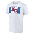 thumbnail image 2 of Men's White Kansas Jayhawks KC Logo T-Shirt, 2 of 3