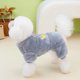 thumbnail image 4 of Monos de lana para perros, pijamas de felpa para cachorros, mono cálido para perros pequeños, ropa de invierno para perros Chihuahua con anillo de correa, 4 of 4