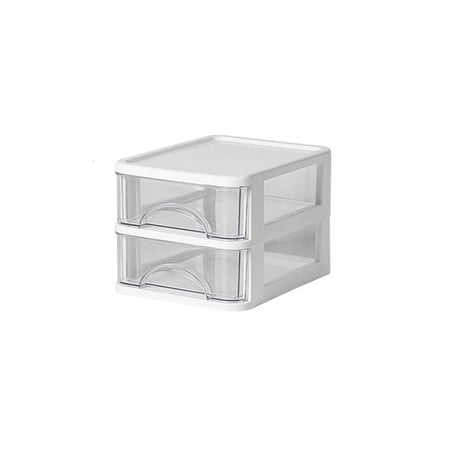 Ywmsfl Drawer Desk Storage Box Stackable Organizers Desk Organizer Stationery Supplies