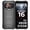 BLACK, variant on DOOGEE S200 X (2026) Rugged Phone 5G,48GB+512GB/TF 2TB, Android 16 Rugged Cell Phone with 1.32" Amoled Screen,10100mAh/33W,100MP+20MP+20MP Rugged Smartphone,6.72" FHD/120Hz,Waterproof Phone,NFC/OTG