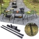 thumbnail image 3 of Patas Plegables para Mesa Camping Patas Banco Metal para Bricolaje para Acampar Al Aire Libre (un Juego), 3 of 9