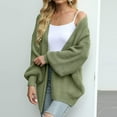 thumbnail image 4 of Sweaters for Women Winter Clothing for Women Women's Long Sleeve Open Front Casual Lightweight Soft Knit Cardigan Sweater Outerwear, 4 of 8