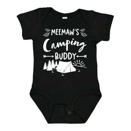 

Inktastic Meemaws Camping Buddy Gift Baby Boy or Baby Girl Bodysuit