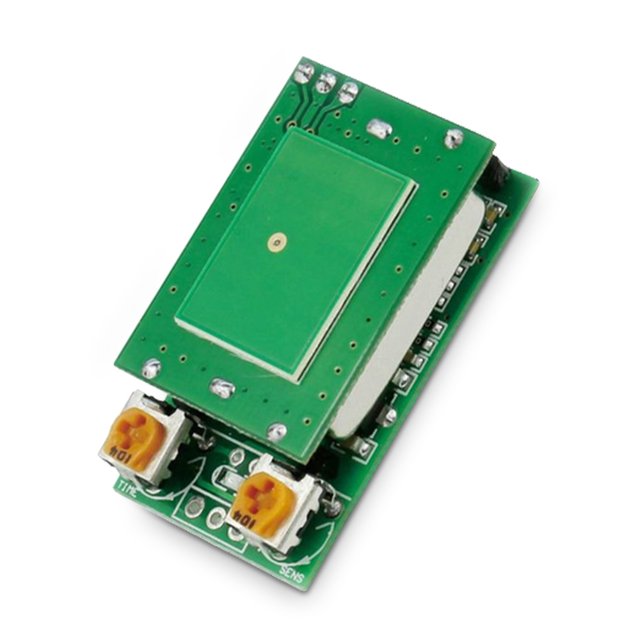 Injueey Interruptor de Sensor de microondas, módulo de detección de 5,8 GHz, placa controladora inteligente antiinterferencia de inducción Electrónica miscelánea