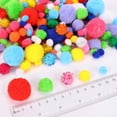 thumbnail image 5 of Multicolor Pom Poms Balls,Pom Poms Arts and Crafts,Soft and Fluffy Craft Pom Poms,Mini Pom Poms for Crafts,Assorted Sizes Colors Pompoms for Arts and Craft Making Decorations,Craft Supplies, 5 of 8