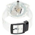 thumbnail image 2 of Swatch SUOK107 Unisex Originals Black Ghost Skeleton Dial Transparent Plastic Watch, 2 of 4