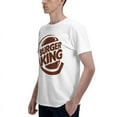 thumbnail image 5 of Burger King Logo Men'S Basic Short Sleeve T-Shirt Fashion White Xx-Large, 5 of 8