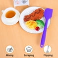 thumbnail image 6 of Unique Bargains Kitchen Cooking Silicone Spatula Heat Resistant Turner Jar Scraper Cooking Baking Utensils Purple, 6 of 7