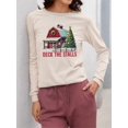 thumbnail image 2 of Deck The Stalls Christmas Barn Women's Long Sleeve, 2 of 4