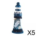 thumbnail image 1 of Estatua de Faro de Madera Soledad adorno de Escritorio para Entrada de gabinete decoración del hogar, 1 of 8