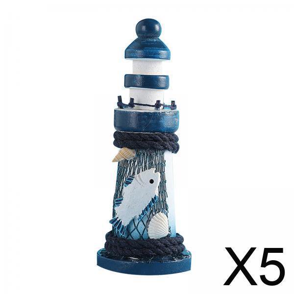 Estatua de Faro de Madera Soledad adorno de Escritorio para Entrada de gabinete decoración del hogar