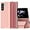 Rose gold, variant on Compatible with Samsung Galaxy Z Fold 5 5G Case Mirror Leather Cover Wallet Slim Clear S-View Shockproof Thin Cover with Kickstand Anti-Scratch Protective Phone Case for Samsung Z Fold 5 5G