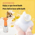 thumbnail image 7 of Pet Bubble Maker, Bath Lather Generator For Dog & Cat, One-Button Foam Dispenser For Bathtub, Gray, 7 of 7