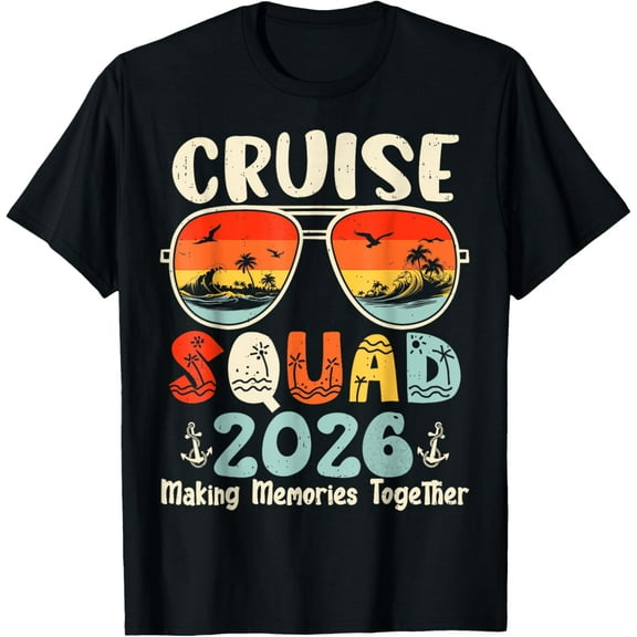 Cruise Squad 2026 Summer Vacation Matching Family Cruise T-Shirt TShirt