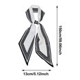 thumbnail image 3 of Elegant Silk Scarf With Paisley And Polka Pattern For Stylish Long Neck Wrap And Hair Accessories, 3 of 4