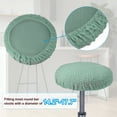 thumbnail image 3 of Uxcell Stool Covers Round Elastic Bar Stool Covers Washable Stool Cushion Slipcover Green 14"-18", 3 of 7