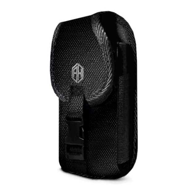 Military Grade Cell Phone Case,Rugged Pouch Holster Nylon Metal Clip