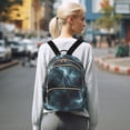 thumbnail image 7 of FORMRS Mini Backpack Purse for Women Travel Daypack Casual Shoulder Bag, Lightning Pattern, 7 of 7