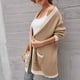 thumbnail image 3 of Puntoco Mujer Moda Color a juego Mangas largas Punto Cardigan Suelto tops Blusa Suéter Puntoco Puntoco-5010, 3 of 4