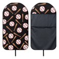 thumbnail image 6 of Chririnla Baseball Bat Pattern Sports Car Towel Seat Cushion Cover Universal Car Seat Towel Cover, Sweating Machine Washable Terry Cloth Car Seat Cover Fit for Trucks Cars SUVs, 6 of 7