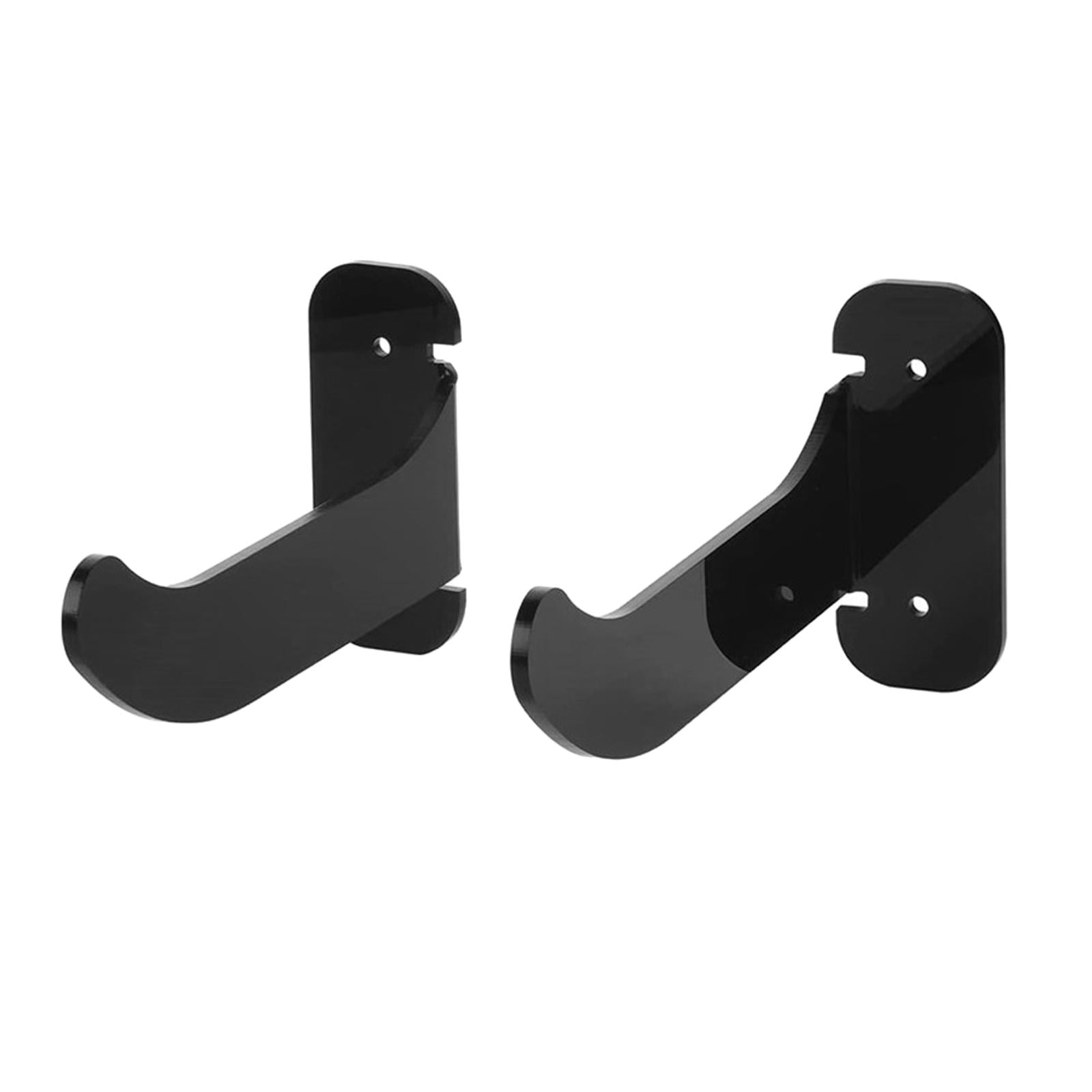 relayinert Acrylic Yoga Mat Holder Wall Mount Rack Hanging for Workout Fitness Yoga Black