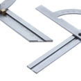 thumbnail image 4 of Stainless Steel Adjustable Angle Protractor 10-170 ° Angle Gauge Tools Stainless Steel Caliper Measuring Tools ,Woodworking Protractor, 4 of 6