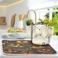 thumbnail image 5 of GZHJMY Halloween Décor Dish Drying Mat - 16 x 18inch- Extra Large Microfiber Dish Drying Mat, Dish Draining Mat, Counter top Mat, Halloween Pumpkin（779）, 5 of 7