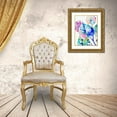 thumbnail image 3 of Parker, Jennifer Paxton 19x24 Gold Ornate Wood Framed with Double Matting Museum Art Print Titled - Prism Palms I, 3 of 4