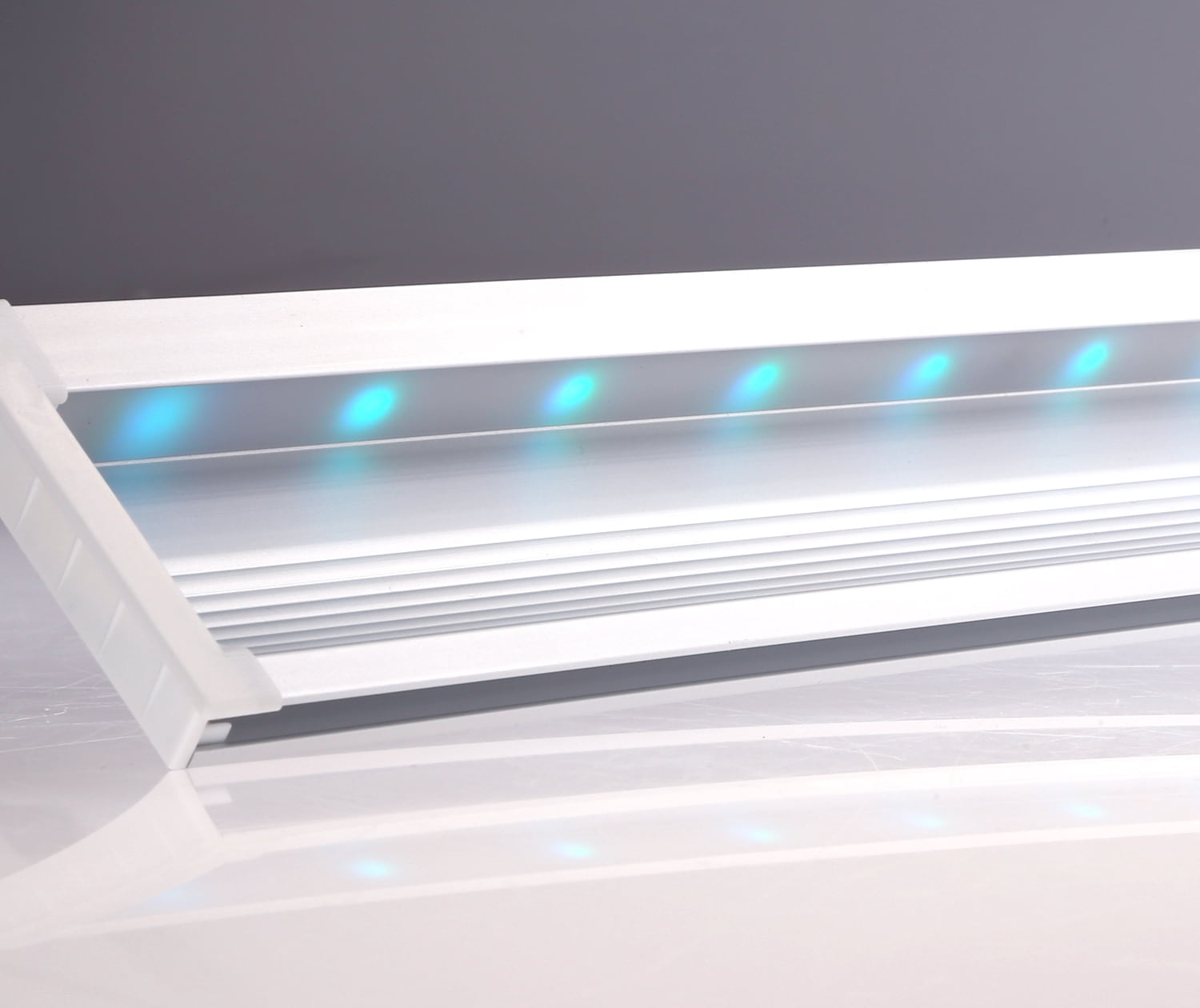 6.5m (21.3ft) LED Channel Track Lighting Cove - Aluminum Profile For Wall Corner, Crown Molding, Up/Down Indirect Lighting With Diffuser