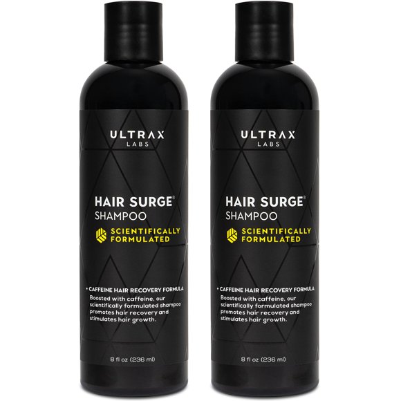 Ultrax Labs Hair Growth Shampoo for Thinning Hair and Hair Loss Shampoo for Women and Men Hair Surge 8oz. | 2 Pack